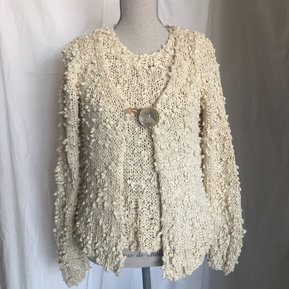 Popcorn knit cardigan - Picture 9 of 10